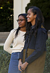 Sasha Obama, 15 år och Malia Obama, 18 år.