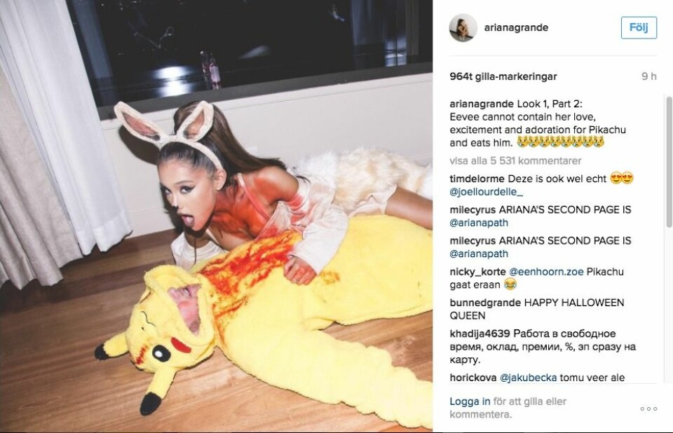Ariana Grande och Mac Miller