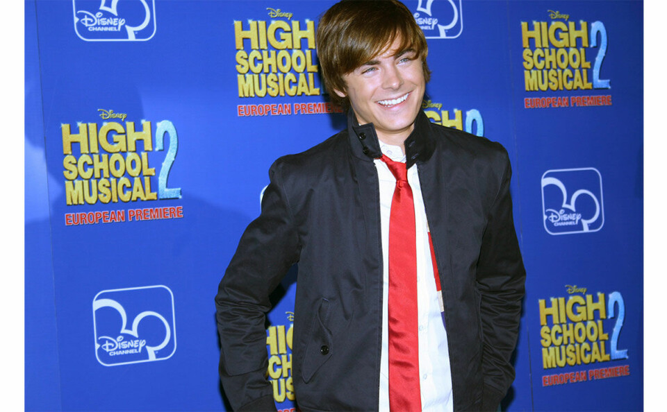 2007: På premiären av High School Musical 2.