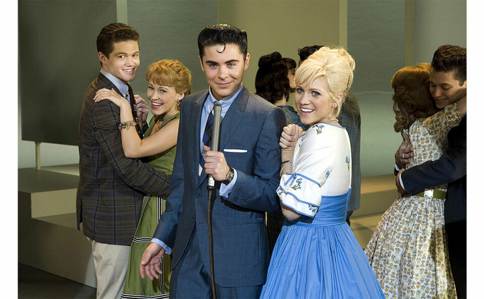 2007: Han gick från High School Musical till Hairspray, som skildrar 50-talet.