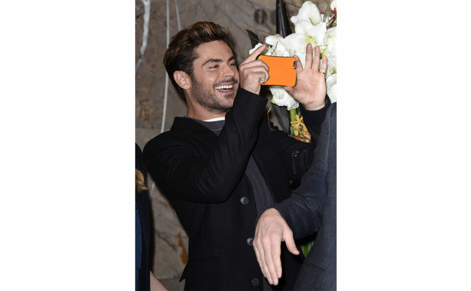 2017: Zac och hans motspelare befann sig i Empire State Building för att promota sin nya film The Greatest Showman.