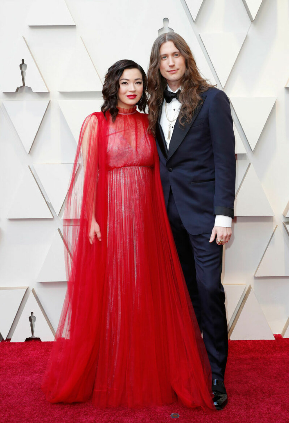 Ludwig Göransson och Serena McKinney. Ludwig Göransson och Serena McKinney.