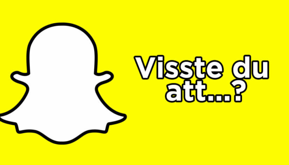 9 saker du inte visste om Snapchat