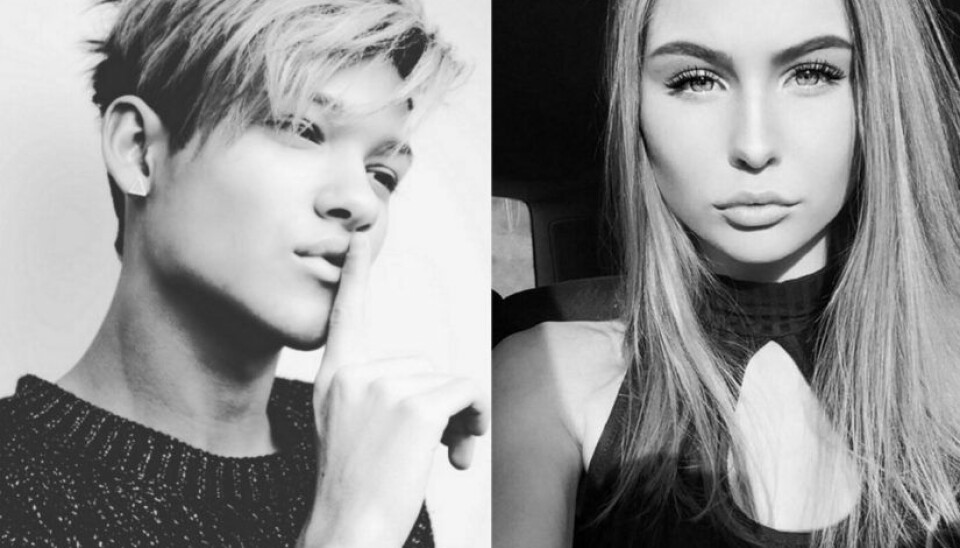 Omar Rudberg visar upp nya flörten på Instagram