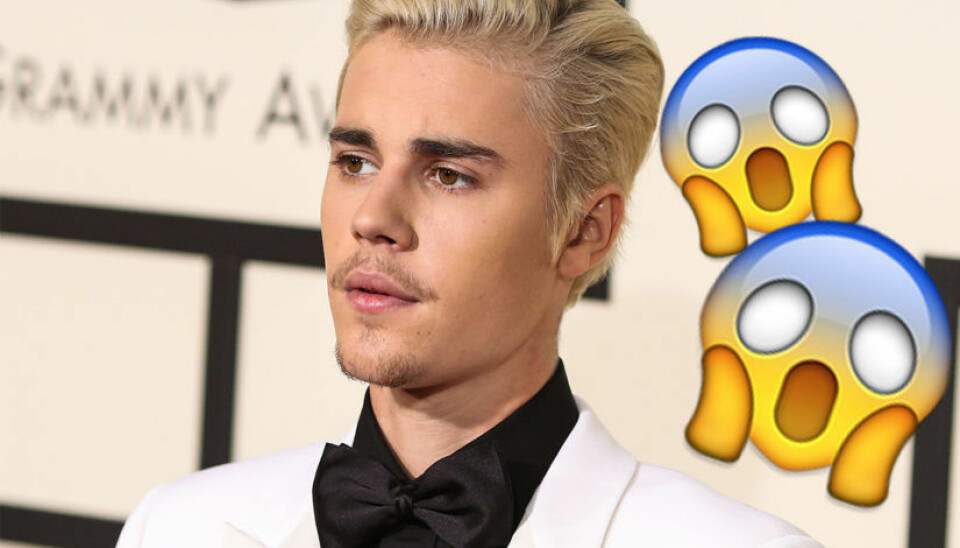 Justin Biebers pinsamma miss – räddas av fanet