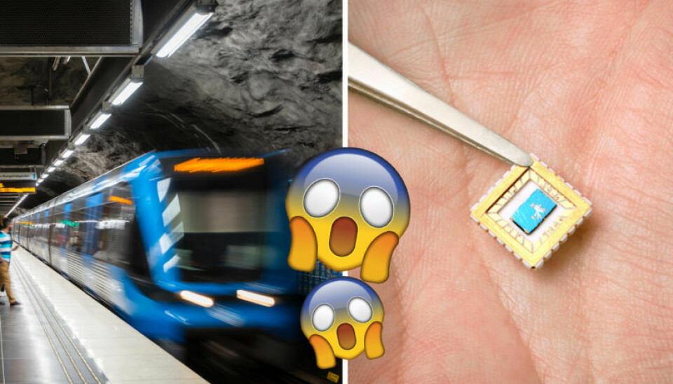 Snart kan du åka tunnelbana – med hjälp av ett chip i handen