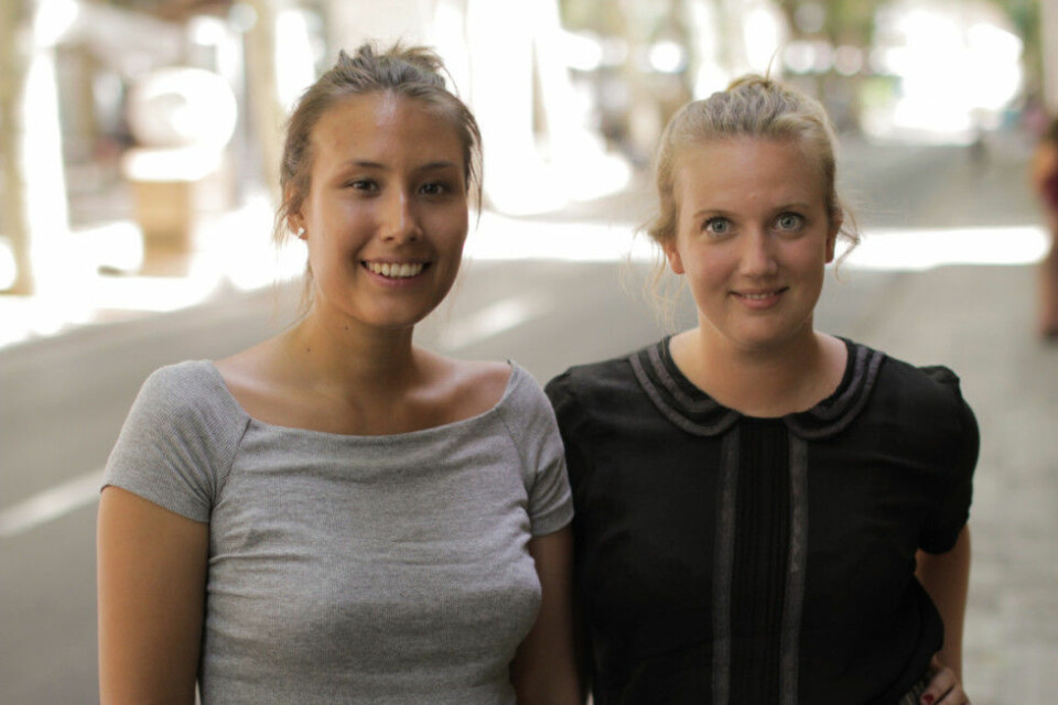 Hanna och Sandra har grundat Tjejer Kodar. Foto: Philip Engström Hanna och Sandra har grundat Tjejer Kodar. Foto: Philip Engström