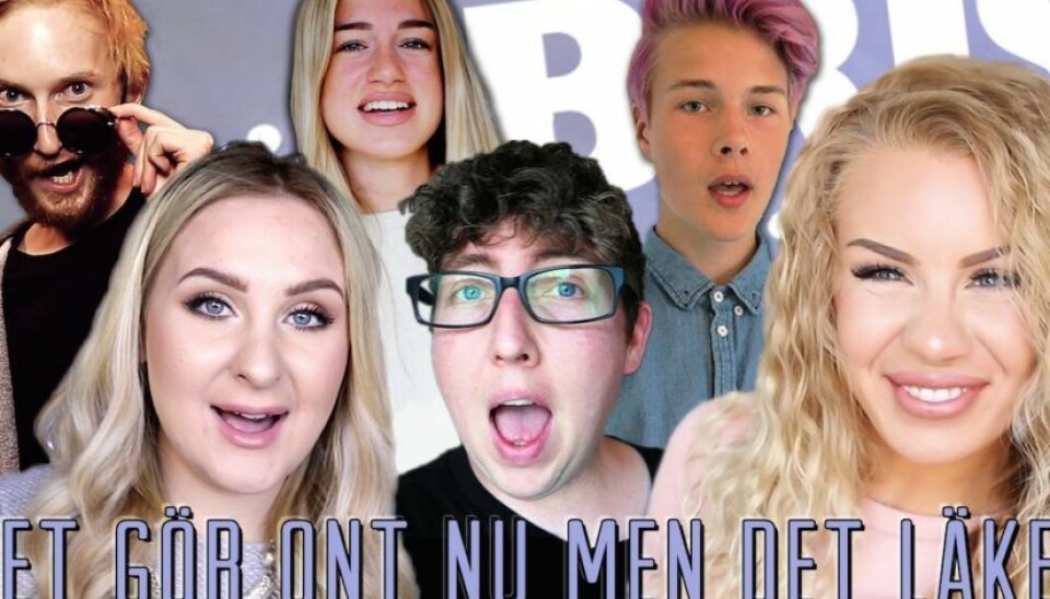28 youtubers stödjer BRIS i ny musikvideo med Ella Rammelt