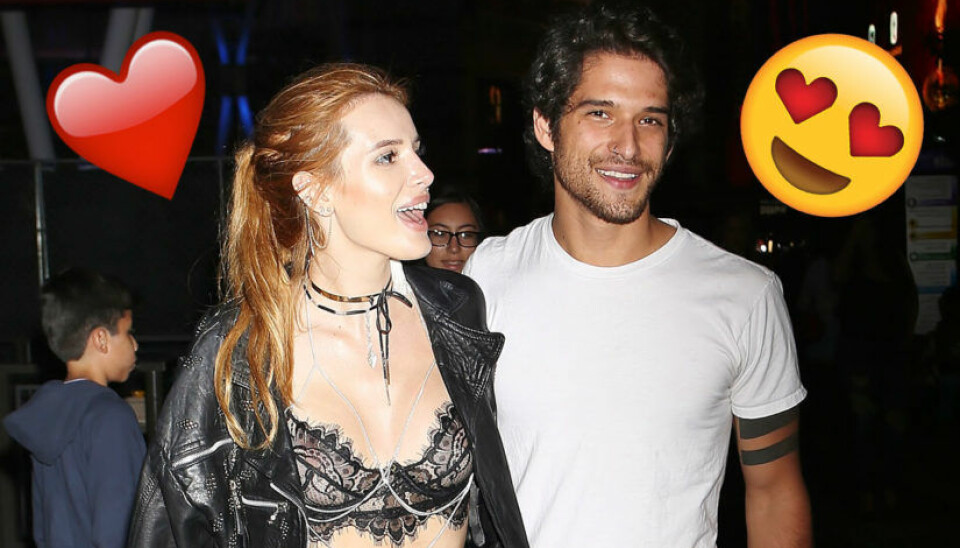 Se bilden där Bella Thorne och Tyler Posey pussas