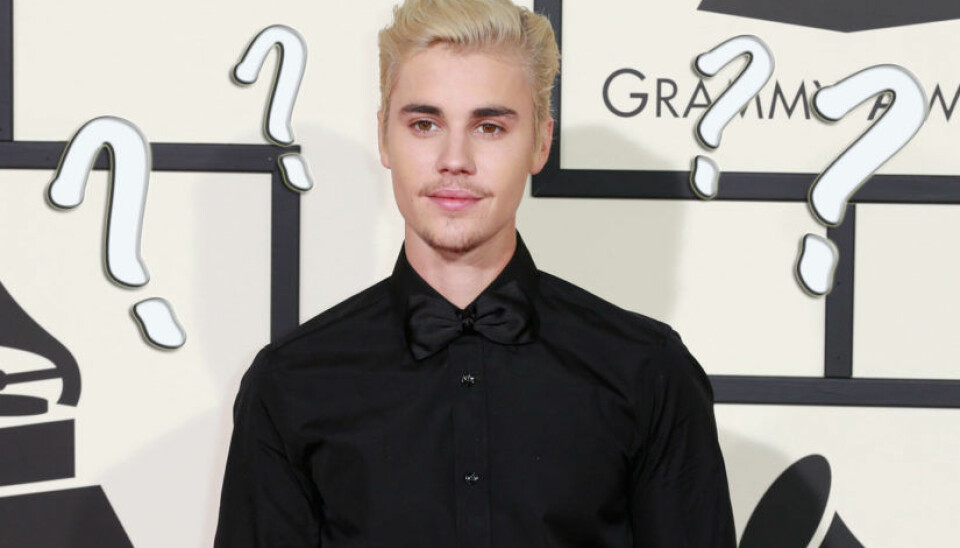 Här klär Bieber ut sig – i lösskägg och peruk