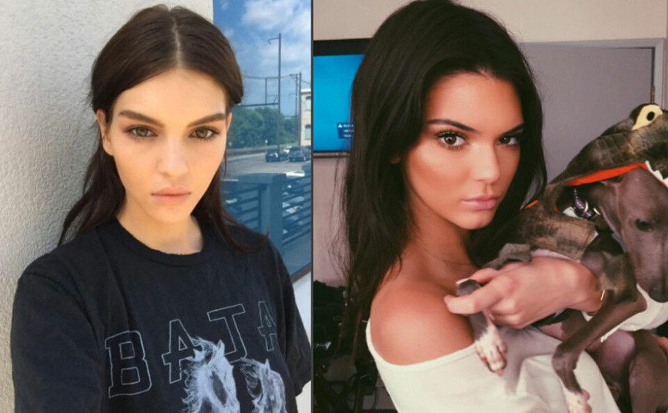 Ser du vem som är Kendall och vem som är Kate? Foto: Instagram/foxy1kate / Instagram/kendalljenner Ser du vem som är Kendall och vem som är Kate? Foto: Instagram/foxy1kate / Instagram/kendalljenner