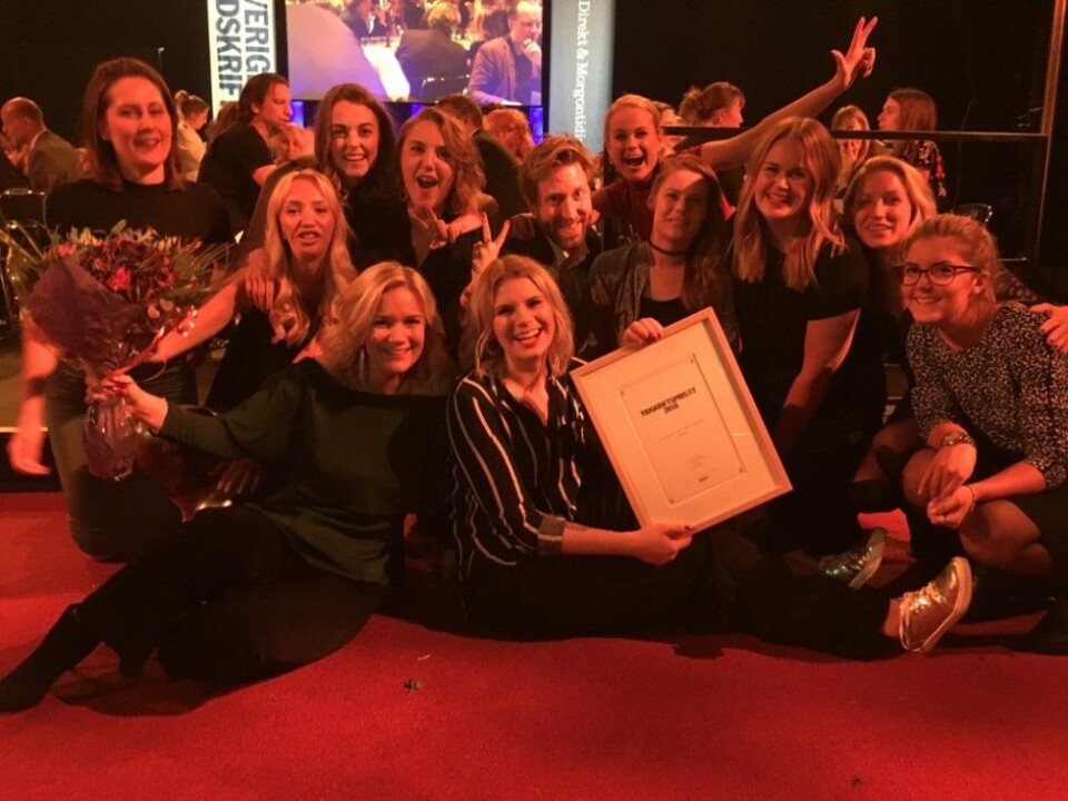 Yey! Frida vann super-pris! Tack alla ni som gillar oss!