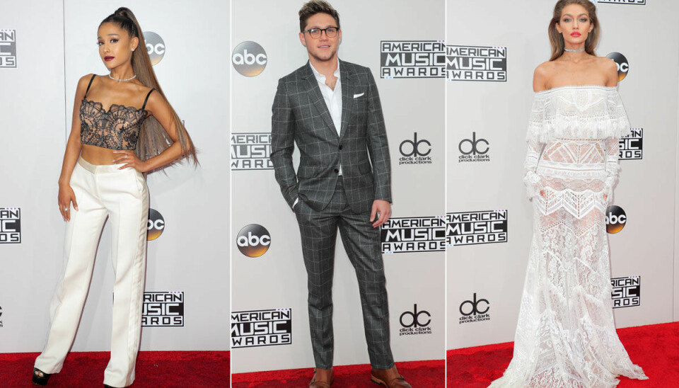 Se alla bilder från röda mattan på American Music Awards 2016