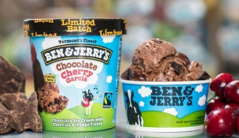 Den nya Cherry Garcia har chokladglass istället för körsbärsglass. Foto: Ben & Jerrys Den nya Cherry Garcia har chokladglass istället för körsbärsglass. Foto: Ben & Jerrys