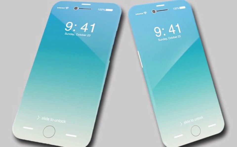 Så här ryktas Iphone 8 att se ut med rundande kanter.Foto: Youtube/TechDesigns Så här ryktas Iphone 8 att se ut med rundande kanter.Foto: Youtube/TechDesigns