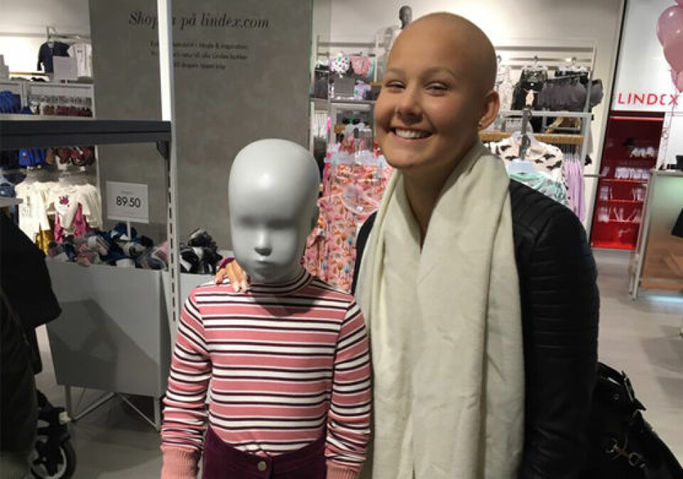 Saga, 15 år: 'Det fanns inte på kartan att just jag kunde få cancer'