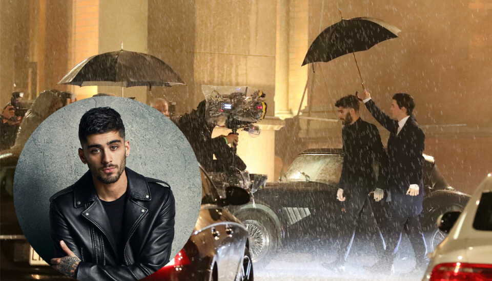 Här spelar Zayn Malik in sin nya musikvideo