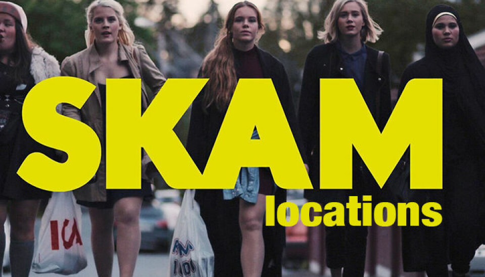 Här hittar du alla inspelningsplatser för Skam