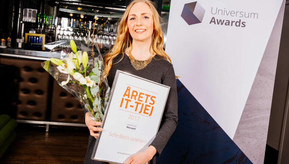 Sofie är årets IT-tjej: 'Jag har alltid gillat matte'