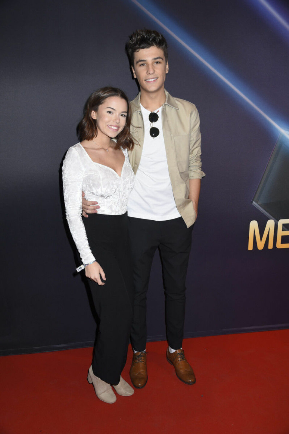 Anton och Wilma bråkade inte alls på efterfesten, förklarar hon själv. Anton och Wilma bråkade inte alls på efterfesten, förklarar hon själv.