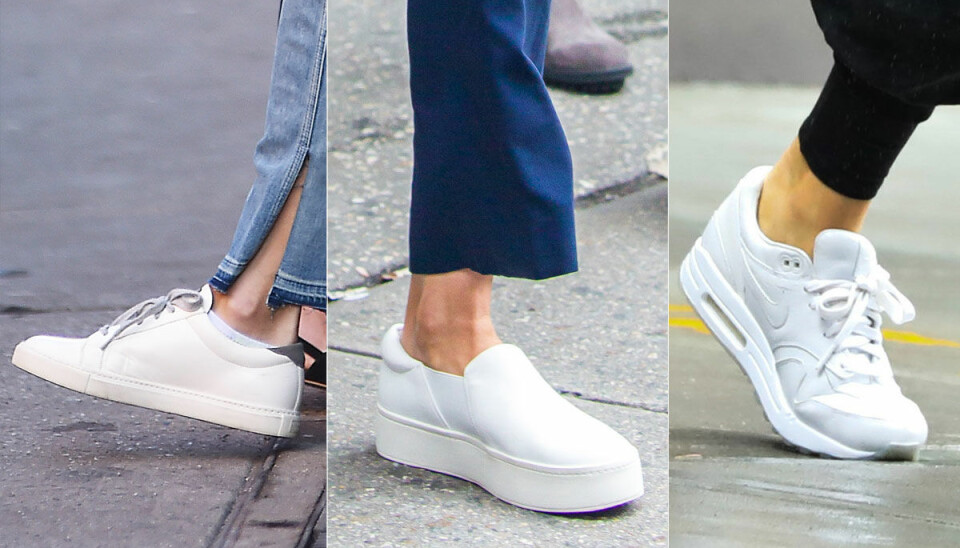 Så håller du dina vita sneakers rena