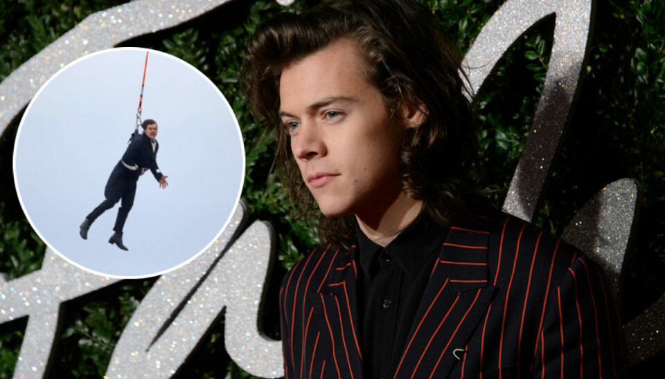 Se behind the scenes-bilderna från Harry Styles musikvideo