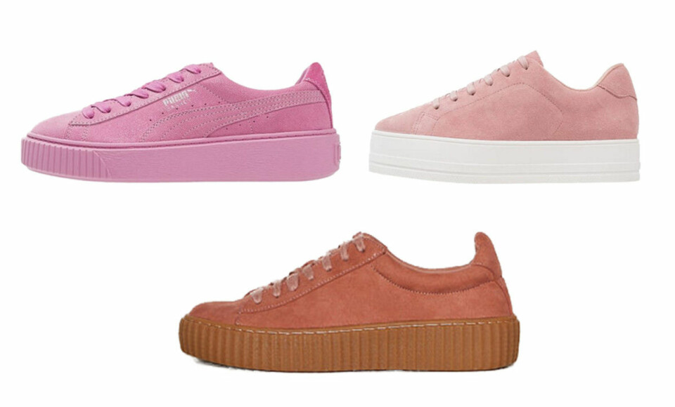 14 rosa sneakers du kommer älska