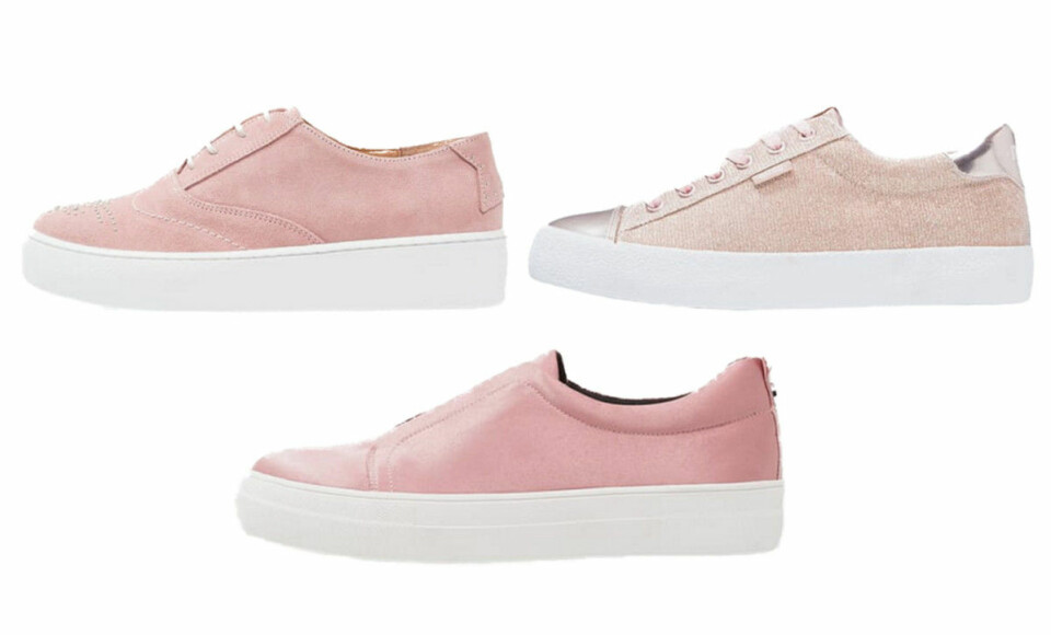 14 rosa sneakers du kommer älska