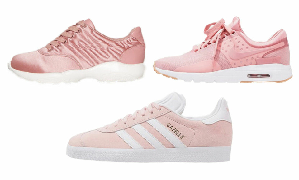 14 rosa sneakers du kommer älska
