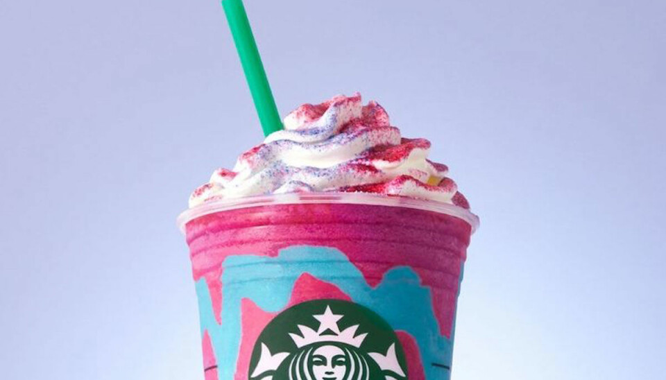 Starbucks nya dryck ändrar färg när du dricker den
