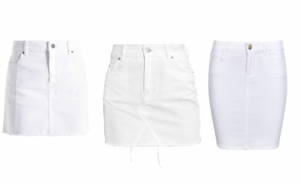 12 snygga jeanskjolar att bära i sommar