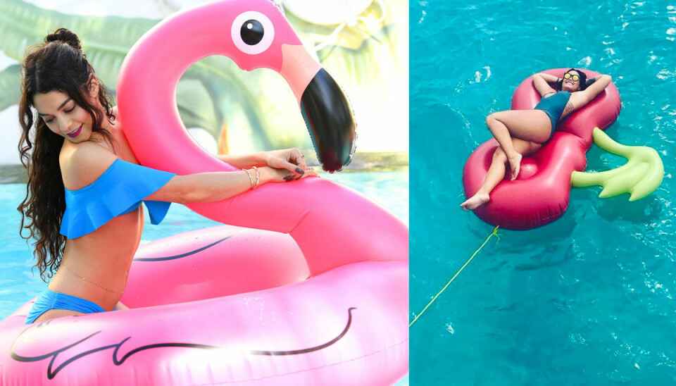 Här kan du köpa uppblåsbar flamingo (och andra figurer) till stranden