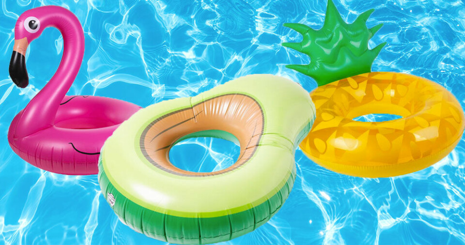 Här kan du köpa uppblåsbar flamingo (och andra figurer) till stranden