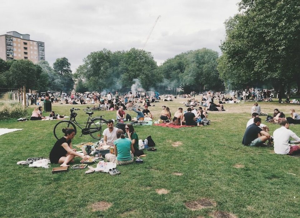10. Överraska kompisarna med picknick och massor av gott på en filt i en park.