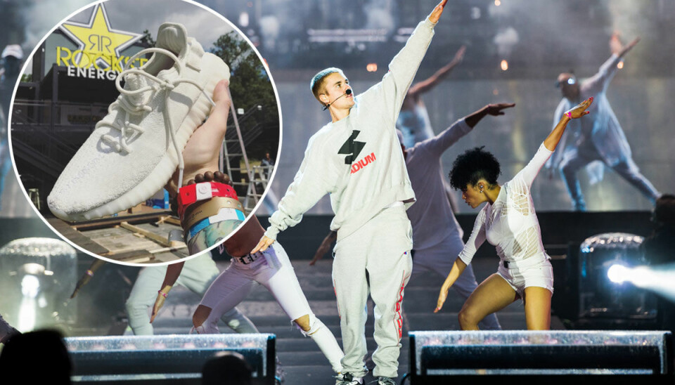 Nu kan du köpa Justin Biebers högra sko – och följa den andra på Instagram
