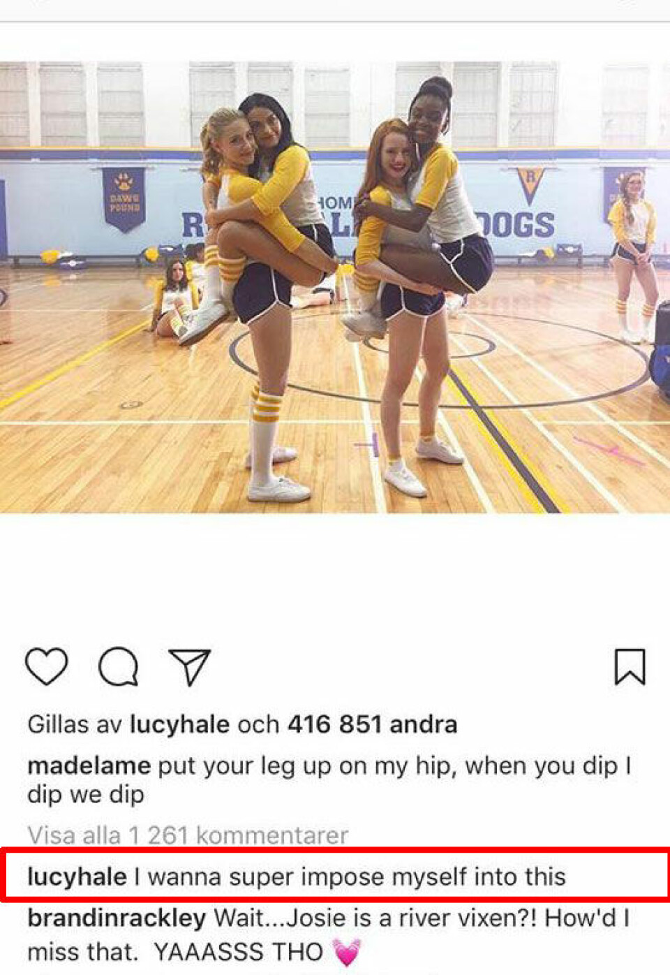 Lucy Hale ryktas vara med i Riverdale