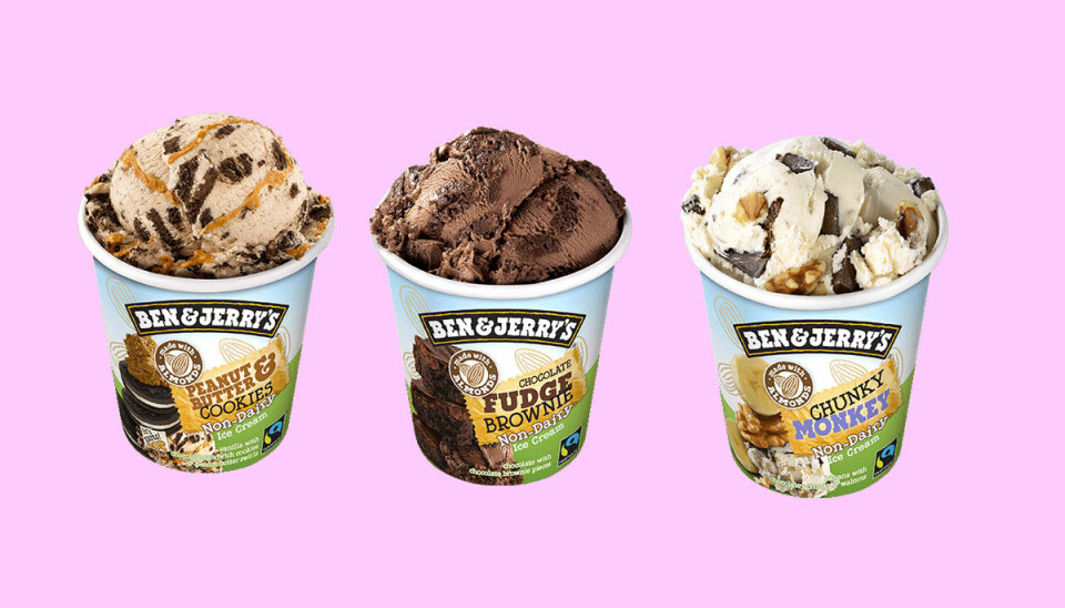 Nu lanserar Ben & Jerry’s tre veganska glassar i Sverige