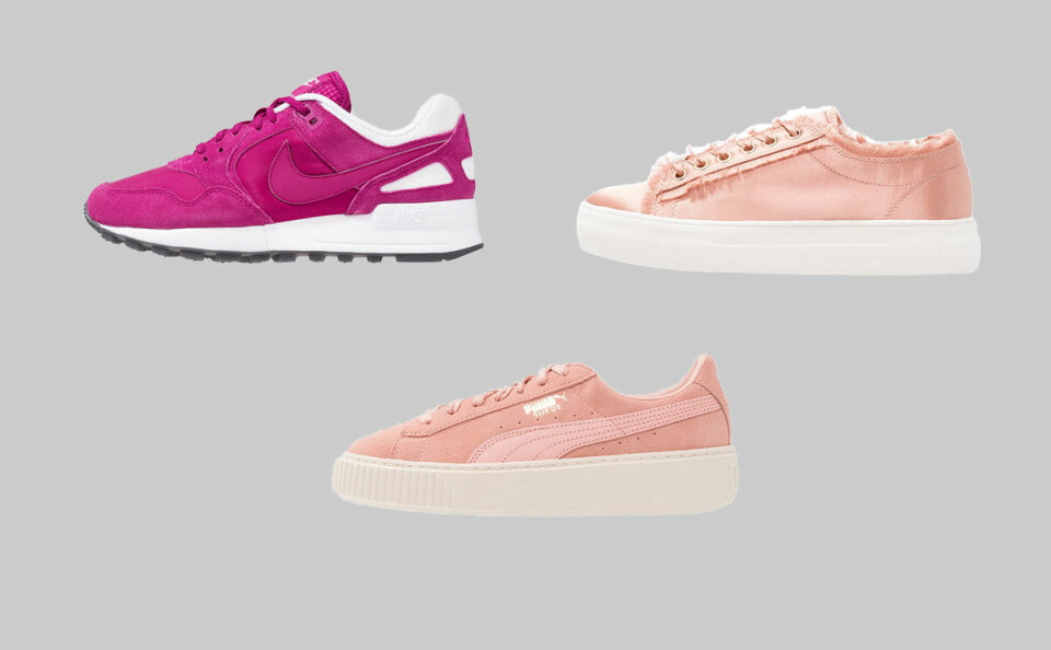 12 rosa sneakers vi vill ha just nu