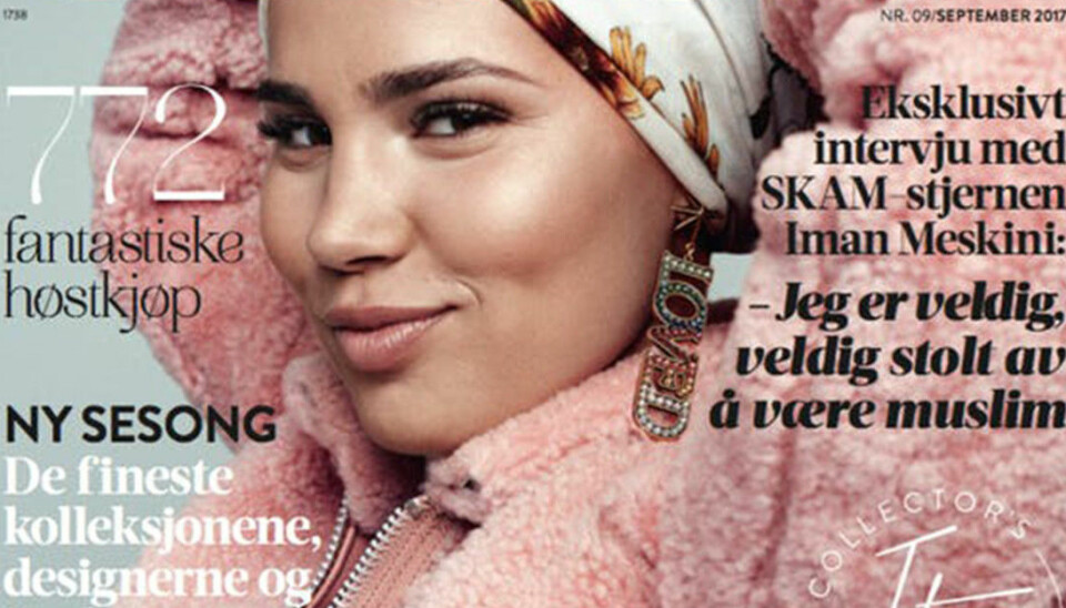 Skam-Sana blir första kvinnan med hijab på norskt modemagasin