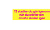 Klicka vidare och se 13 stadier du g&aring;r igenom n&auml;r du tr&auml;ffar din crush igen.
