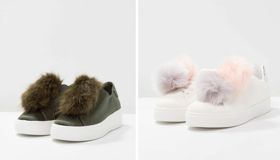 Här shoppar du trendskon med pälsbollar