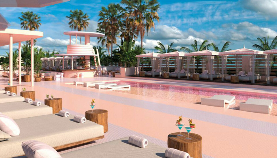 Spana in hotellet för alla som älskar rosa