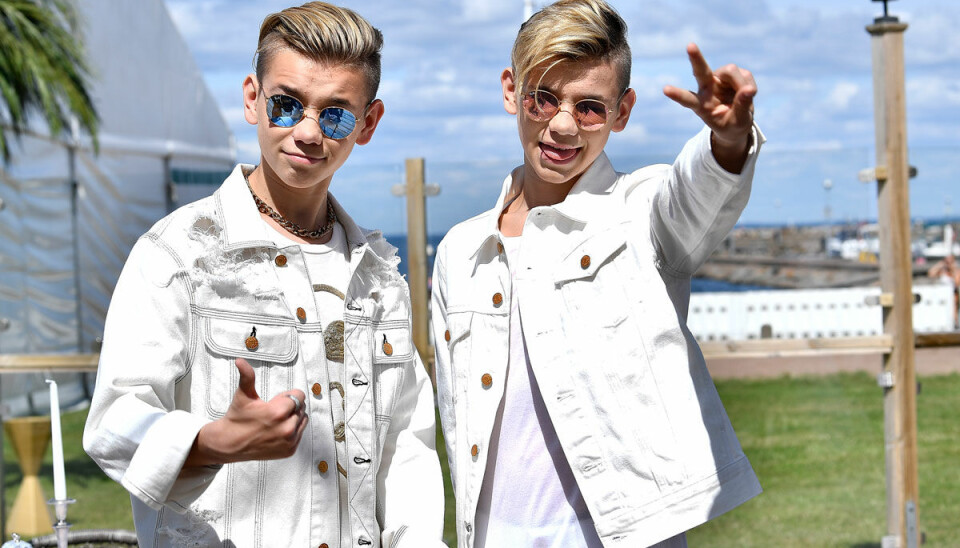 Exklusivt: Se videon när Marcus & Martinus skapar kaos i Grekland
