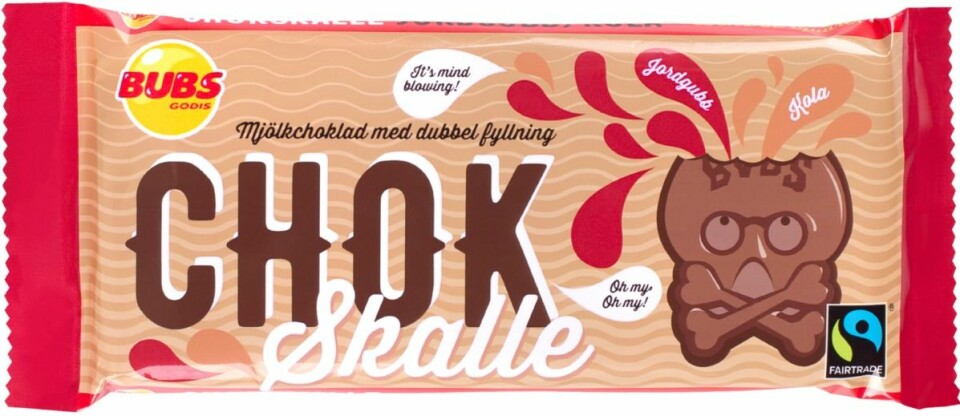 Nu finns hallonlakrits-skallen som chokladkaka