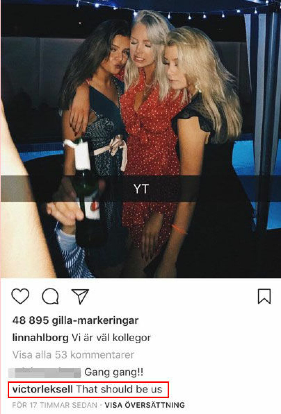 Linn Ahlborg ryktas dejta Idol-deltagare