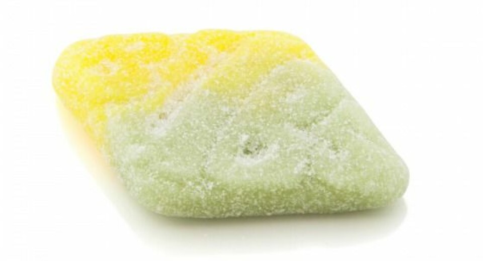 Bubs sur tutti-frutti romb
