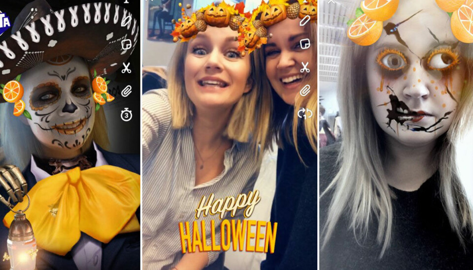Så kan du få fram extra läskiga Snapchat-filter till halloween