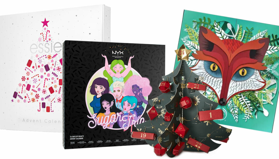 10 lyxiga adventskalendrar fyllda med skönhetsprodukter