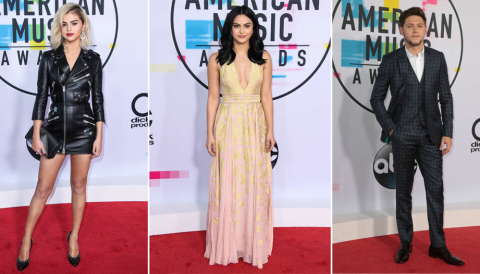 Se alla bilder från röda mattan på American Music Awards 2017