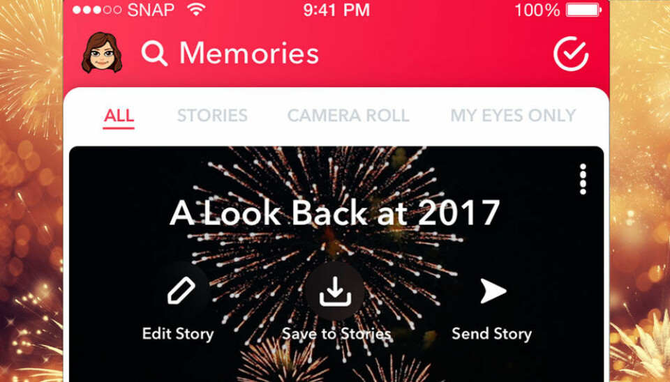 Nu kan du sammanfatta ditt år på Snapchat – så gör du